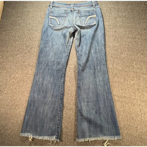 Joe’s Jeans Women’s W28 Honey Bootcut‎ Distressed Hem Stretch Denim Blue - Picture 8 of 8